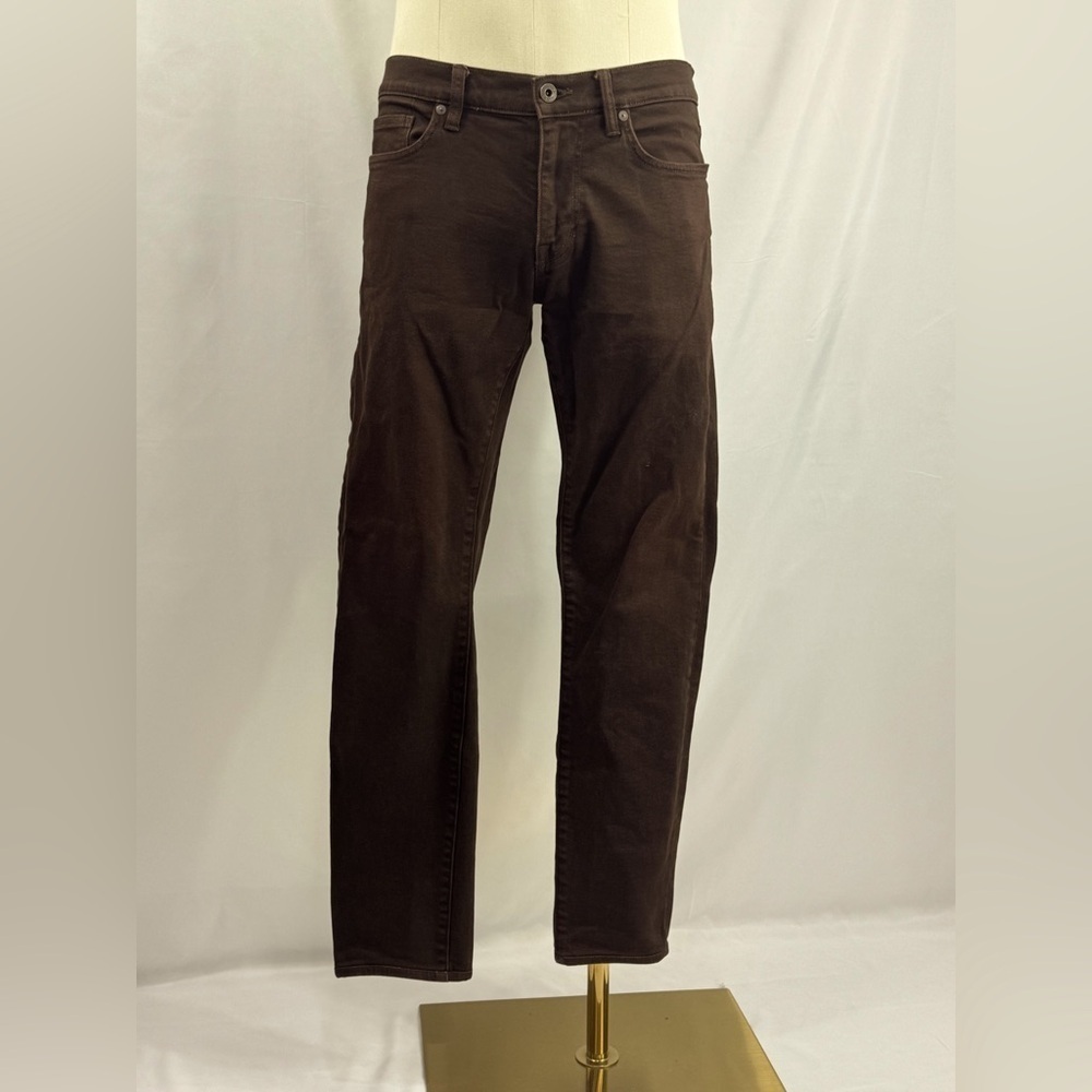 Vince  Mens Designer Brown Jeans Size 30 Slim Fit